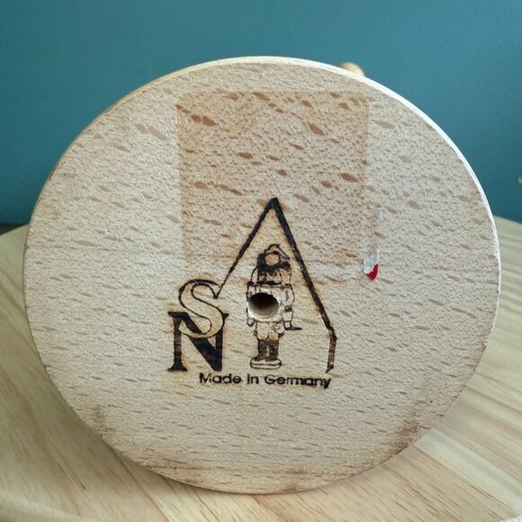 Vintage SN Seiffener Nutcracker Golfer W/ Clubs Made In Germany  Wooden Craftsma - Picture 6 of 10